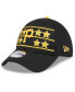 ფოტო #1 პროდუქტის Men's Black Pittsburgh Pirates 2024 Batting Practice 39THIRTY Flex Hat