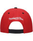 ფოტო #4 პროდუქტის Men's Red, Black Chicago Bulls Hardwood Classics Soul Transcript Snapback Hat