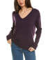 Фото #1 товара Vince V-Neck Cashmere Weekend Sweater Women's S