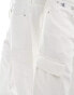 Фото #4 товара Calvin Klein Jeans co-ord 90s loose cargo jeans in white wash - ASOS Exclusive