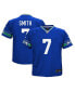 Little Boys and Girls Geno Smith Royal Seattle Seahawks Game Jersey