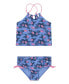 ფოტო #8 პროდუქტის Big Girls Tri-Cutout Tankini Swimsuit