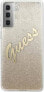 Guess Etui Guess GUHCS21MPCUGLSGO Samsung Galaxy S21+ Plus złoty/gold hardcase Glitter Gradient Script