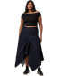 ფოტო #3 პროდუქტის Women's Harper Denim Midi Skirt