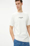 Beyaz Erkek T-Shirt 3SAM10717HK