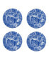 Фото #1 товара Blue Room Sunflower Salad Plates, Set of 4