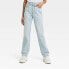 Фото #1 товара Women's High-Rise 90's Straight Jeans - Universal Thread Light Wash 2