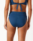 Фото #2 товара Tommy Bahama 297185 Palm Modern High Waist Bikini Bottoms in Midnight Sea, MD