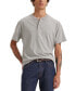 ფოტო #1 პროდუქტის Men's Relaxed-Fit Solid Short-Sleeve Henley