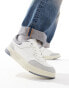 Фото #1 товара Pull&Bear chunky panel contrast trainer in white