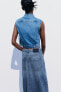 Z1975 denim waistcoat