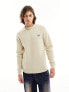 Фото #1 товара Fred Perry textured lambswool jumper in oatmeal