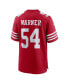Фото #3 товара Men's Fred Warner Scarlet San Francisco 49ers Player Game Jersey