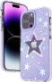 Фото #3 товара Kingxbar Kingxbar Heart Star Series etui iPhone 14 Plus etui w gwiazdki purple star