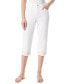 Фото #1 товара Women's Amanda Embroidered Hem Capri Jeans