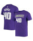 Men's Harrison Barnes Purple Sacramento Kings Name and Number Performance T-shirt