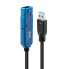 Фото #3 товара Lindy 10m USB 3.0 Active Extension Pro, 10 m, USB A, USB A, USB 3.2 Gen 1 (3.1 Gen 1), 5000 Mbit/s, Black