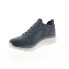 Фото #8 товара Skechers Go Walk Hyper Burst 216083 Mens Gray Lifestyle Sneakers Shoes