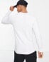 Футболка Jack & Jones Essentials White Long Sleeve