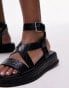 Topshop Jasmine chunky sandal in black Черный, 40 - фото #2