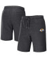 ფოტო #1 პროდუქტის Men's NFL x Darius Rucker Collection by Heather Charcoal Los Angeles Rams Logo Shorts