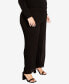 Фото #3 товара Plus Size Victoria Relaxed Fit Pull On Pants