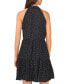 Фото #4 товара Платье CeCe на бретелях без рукавов в горошек с V-образным вырезом