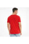 Erkek Kırmızı Bisitlet Yaka Essentıals Logo Tişört Vo58666611