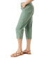 Фото #3 товара Women's Adjustable-Hem Cargo Capri Pants