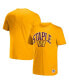 ფოტო #1 პროდუქტის Men's NFL X Staple Yellow Washington Commanders Lockup Logo Short Sleeve T-shirt