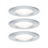 Фото #1 товара PAULMANN 934.44 - Recessed lighting spot - GU10 - 3 bulb(s) - LED - 2700 K - Aluminium