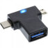 Фото #5 товара InLine USB 3.1/2.0 OTG T-Adapter - USB-C male or Micro-USB to A female