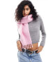 Фото #2 товара Tommy Jeans cosy knit scarf in pink