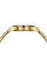 ფოტო #4 პროდუქტის Women's Swiss Be Balmain Moonphase Diamond (1/20 ct. t.w.) Gold PVD Stainless Steel Bracelet Watch 33mm