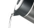 Фото #2 товара Bosch TWK5P475 - 1.7 L - 2400 W - Grey - Stainless steel - Water level indicator - Cordless