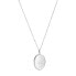 Elegant steel necklace with medallion TJ-0095-N-50