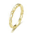 Gold-plated silver ring with hearts AGG344-GOLD