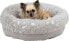 Фото #1 товара Лежак для собак TRIXIE Feather, диаметр 50 см, серый/серебряный