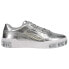 Puma Cali Silver Nyc Holiday Metallic Womens Size 5.5 M Sneakers Casual Shoes 3