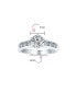 Фото #7 товара Кольцо Bling Jewelry 2CT CZ Solitaire Brilliance.