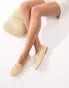 Фото #1 товара ASOS DESIGN Maddox raffia slim loafer in natural