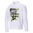 Фото #4 товара Puma Nyc Wind Trucker Button Up Jacket Mens White Casual Athletic Outerwear 5864