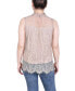 ფოტო #2 პროდუქტის Mock-Neck Lace Top