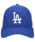 Фото #3 товара Men's Royal, White Los Angeles Dodgers Flagship Washed MVP Trucker Snapback Hat