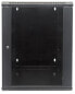 Фото #13 товара Intellinet Network Cabinet - Wall Mount (Double Section Hinged Swing Out) - 15U - Usable Depth 425mm/Width 540mm - Black - Assembled - Max 30kg - Swings out for access to back of cabinet when installed on wall - 19",Parts for wall install (eg screws/rawl plugs) not