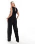 Фото #1 товара Mamalicious Maternity sleeveless jersey jumpsuit in black