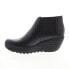 Фото #3 товара Fly London Yego YEGO400FLY-000 Womens Black Leather Ankle & Booties Boots 41