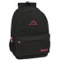 Фото #1 товара Школьный рюкзак Kappa Black and pink Чёрный (30 x 46 x 14 cm)