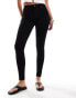 DTT Tall Jo mid rise skinny jeans in black