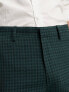 Фото #5 товара ASOS DESIGN skinny suit trousers in green gingham